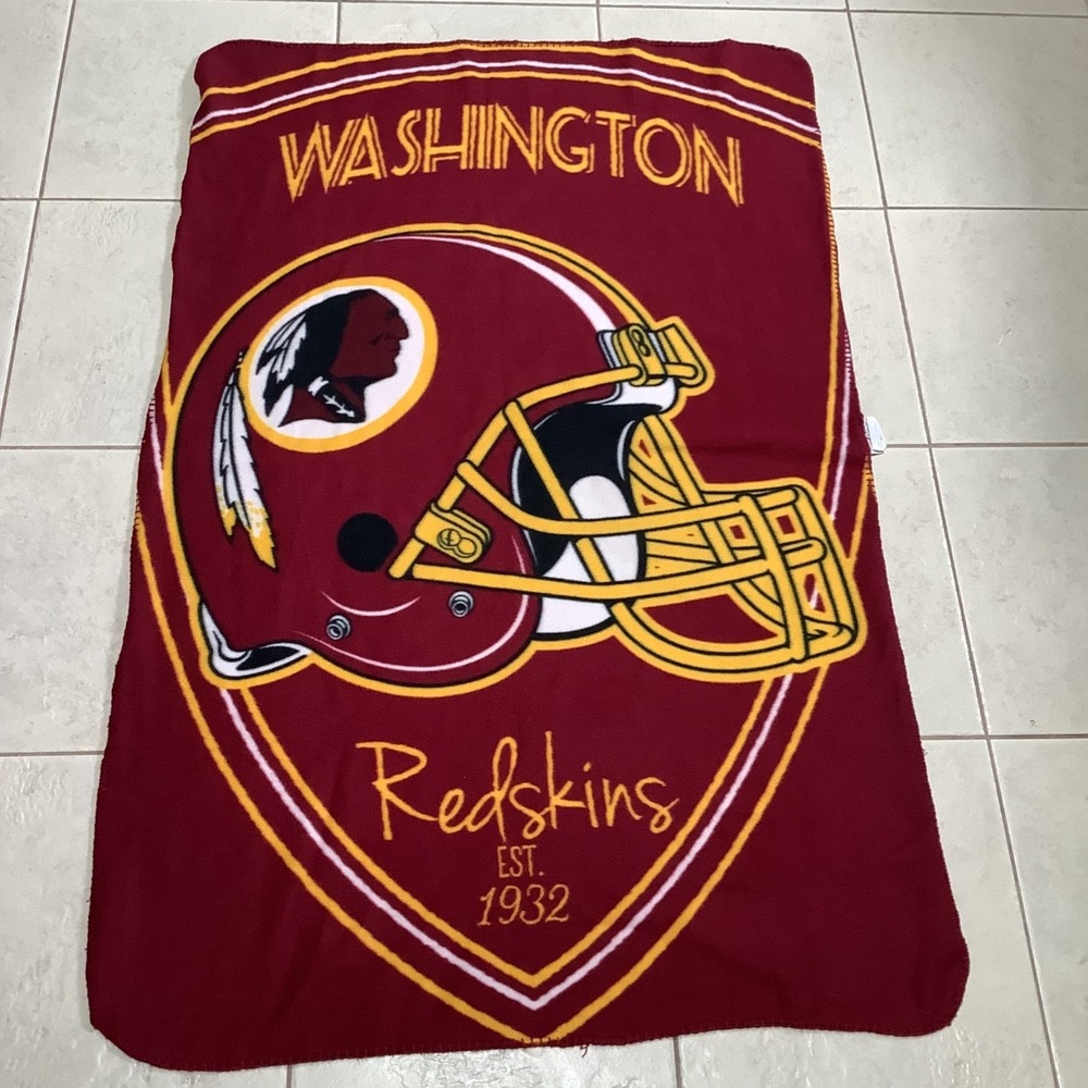 Northwest Fleece Throw Blanket Washington Redskins (Original Logo) EST-1932‎